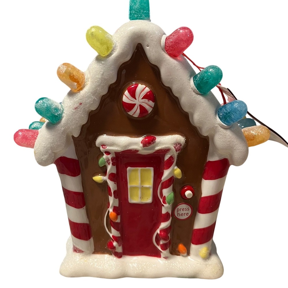 Hallmark Musical Light Up Gingerbread House Holiday Christmas 2008 Not Working